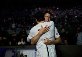 Paquito Navarro vuelve a una final tras la retirada en el comienzo del tercer set de Alejandro Galán