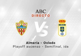 Almería - Oviedo, estadísticas del partido del playoff de ascenso