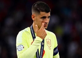Morata duda de nuevo sobre su adiós a la selección: «Tal vez no vuelva en septiembre»
