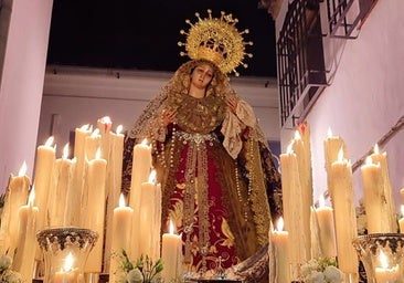 La Virgen de la Concepción en su Desamparo, en procesión