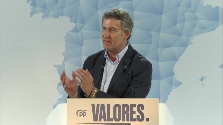 Feijóo reprocha al PNV ser "cómplice" de Sánchez y mantenerle pese a los escándalos