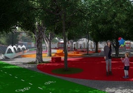 Sanz reactiva el refugio climático de la avenida de la Cruz Roja, que estará listo a finales de 2025