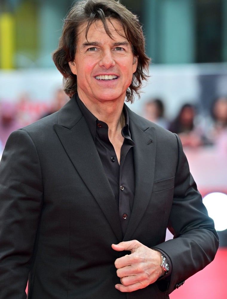 Tom Cruise en Londres presentando Misión Imposible.